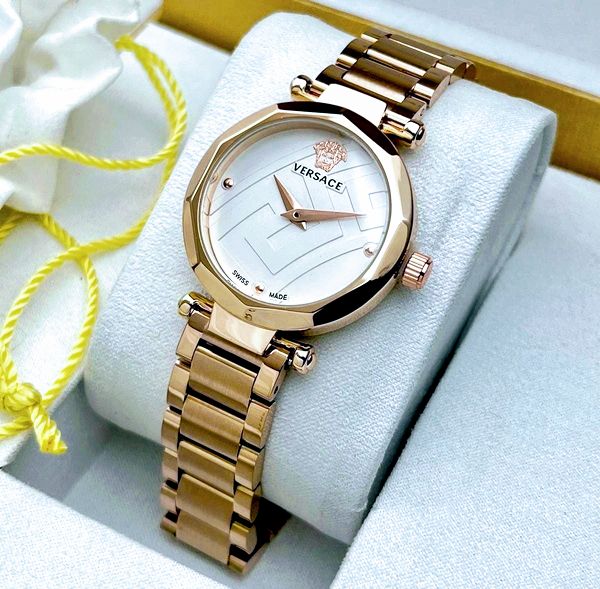 Versace Crystal Stainless Steel Classic Women Watch
