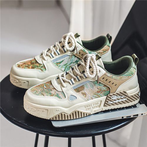Crafted Cream Canvas Sneakers