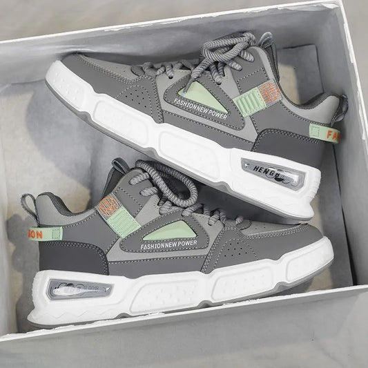 Grey Beat Casual Sneakers