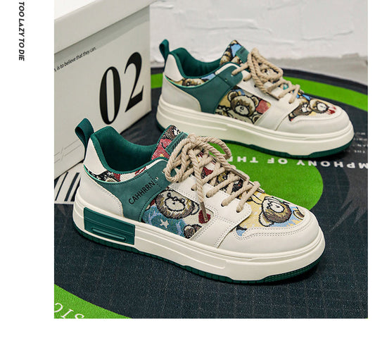 Cartoon Printed Chunky Shoes