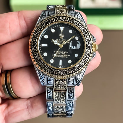 Hand Engraved Rolex - 3 colour's