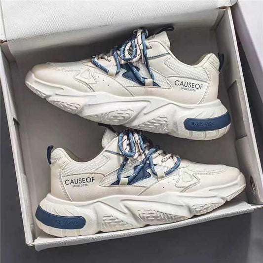 Low Cut Unisex White Strip Sneakers