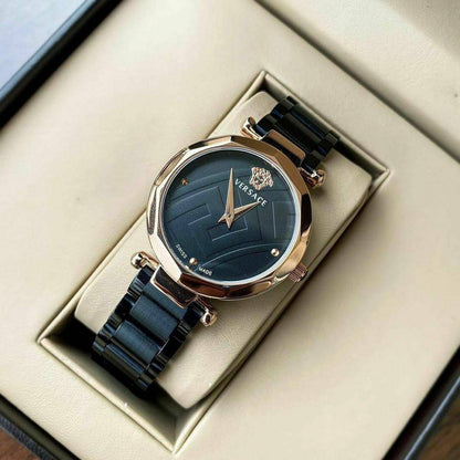 Versace Crystal Stainless Steel Classic Women Watch