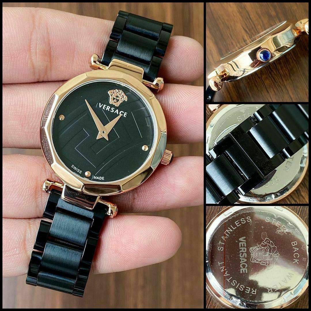Versace Crystal Stainless Steel Classic Women Watch