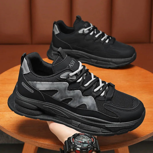 Warrior Chunky Black Sneakers