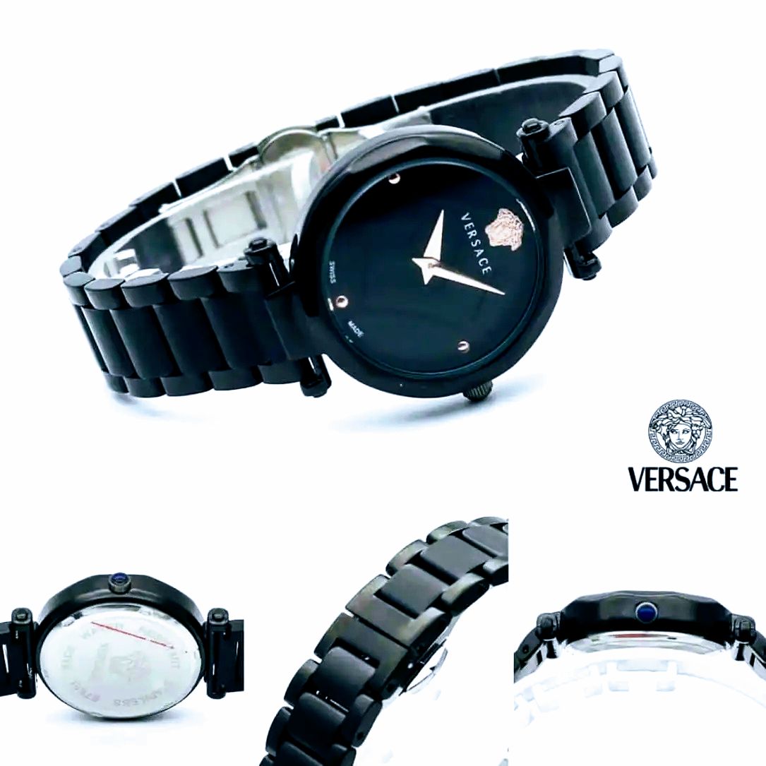 Versace Crystal Stainless Steel Classic Women Watch