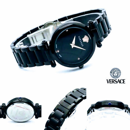 Versace Crystal Stainless Steel Classic Women Watch