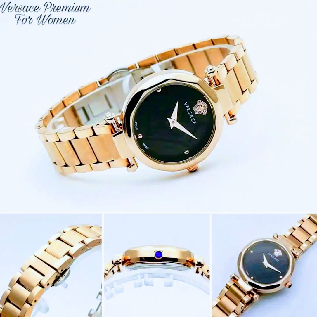 Versace Crystal Stainless Steel Classic Women Watch